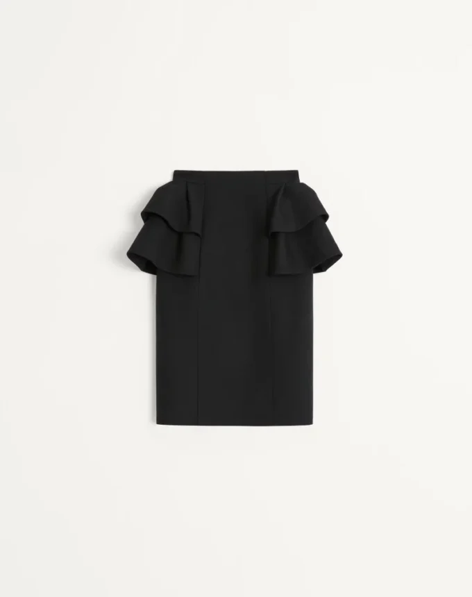 Crepe Couture Midi-Rock Crepe Couture Midi-Rock