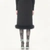 Crepe Couture Rock mit Federn Crepe Couture Rock mit Federn