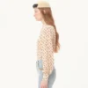 Crepe De Chine-Hemd mit Cherryfic-Print Crepe De Chine-Hemd mit Cherryfic-Print