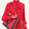 Crepe De Chine-Hemd mit Cour De Coeur-Print Crepe De Chine-Hemd mit Cour De Coeur-Print