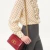 Crepe De Chine-Hemd mit Plusdepois-Print Crepe De Chine-Hemd mit Plusdepois-Print