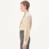 Crepe De Chine-Hemd mit Plusdepois-Print Crepe De Chine-Hemd mit Plusdepois-Print