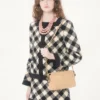 Damier Tweed Jacke Damier Tweed Jacke