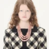 Damier Tweed Jacke Damier Tweed Jacke