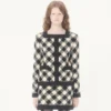 Damier Tweed Jacke Damier Tweed Jacke