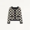 Damier Tweed Jacke Damier Tweed Jacke