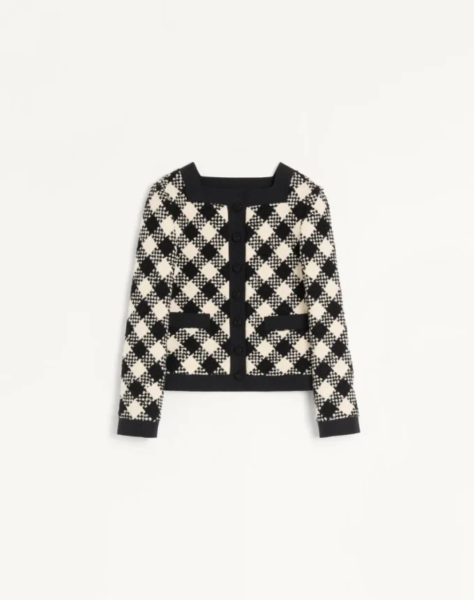 Damier Tweed Jacke Damier Tweed Jacke