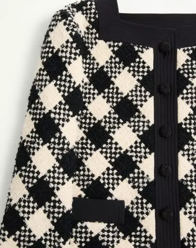 Damier Tweed Jacke Damier Tweed Jacke