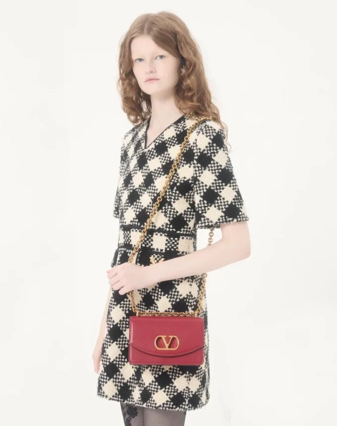 Damier Tweed-Kleid Damier Tweed-Kleid