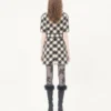 Damier Tweed-Kleid Damier Tweed-Kleid