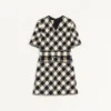 Damier Tweed-Kleid Damier Tweed-Kleid