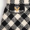 Damier Tweed-Kleid Damier Tweed-Kleid