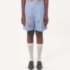Denim-Bermudashorts mit Stickerei Denim-Bermudashorts mit Stickerei