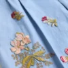 Denim-Bermudashorts mit Stickerei Denim-Bermudashorts mit Stickerei