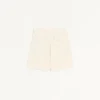 Denim-Bermudashorts mit Umschlag Denim-Bermudashorts mit Umschlag
