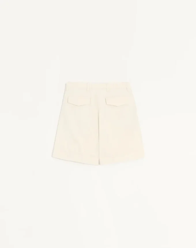 Denim-Bermudashorts mit Umschlag Denim-Bermudashorts mit Umschlag