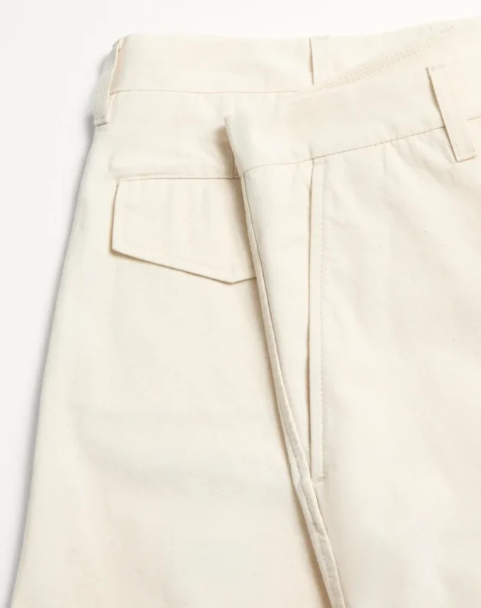 Denim-Bermudashorts mit Umschlag Denim-Bermudashorts mit Umschlag