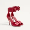 Drip Rose Sandaletten aus Zickleinleder mit Kristallen 105 mm Drip Rose Sandaletten aus Zickleinleder mit Kristallen 105 mm