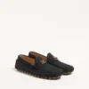 Driver Fastaway Loafer aus Hirschwildleder