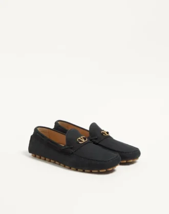 Driver Fastaway Loafer aus Hirschwildleder