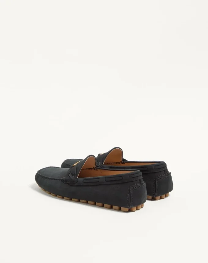 Driver Fastaway Loafer aus Hirschwildleder