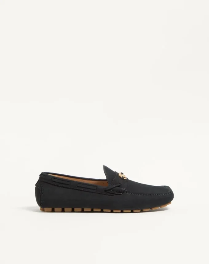 Driver Fastaway Loafer aus Hirschwildleder