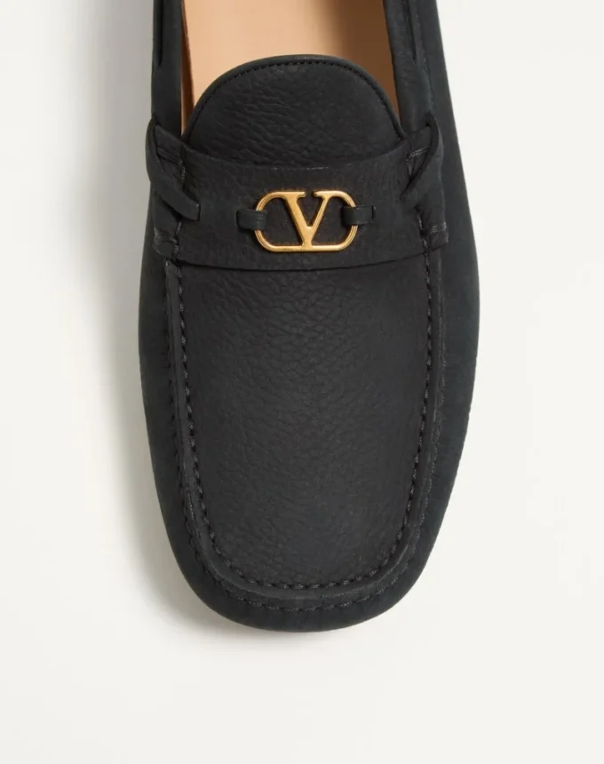 Driver Fastaway Loafer aus Hirschwildleder