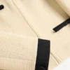 Einfarbige Tweedjacke aus Wolle Einfarbige Tweedjacke aus Wolle