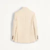 Einreihige Jacke aus Wollgabardine Einreihige Jacke aus Wollgabardine