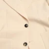 Einreihige Jacke aus Wollgabardine Einreihige Jacke aus Wollgabardine