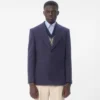 Einreihige Jacke aus Wollgabardine Einreihige Jacke aus Wollgabardine