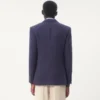 Einreihige Jacke aus Wollgabardine Einreihige Jacke aus Wollgabardine