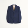 Einreihige Jacke aus Wollgabardine Einreihige Jacke aus Wollgabardine