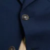 Einreihige Jacke aus Wollgabardine Einreihige Jacke aus Wollgabardine