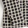 Einreihige Jacke aus Wollmischung mit Karomuster Einreihige Jacke aus Wollmischung mit Karomuster