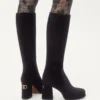 Fawcette Plateau-Stiefel aus Crust-Leder 90 mm Fawcette Plateau-Stiefel aus Crust-Leder 90 mm