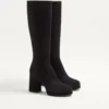 Fawcette Plateau-Stiefel aus Crust-Leder 90 mm Fawcette Plateau-Stiefel aus Crust-Leder 90 mm