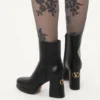 Fawcette Plateau-Stiefelette aus Kalbsleder 90 mm Fawcette Plateau-Stiefelette aus Kalbsleder 90 mm