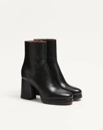 Fawcette Plateau-Stiefelette aus Kalbsleder 90 mm