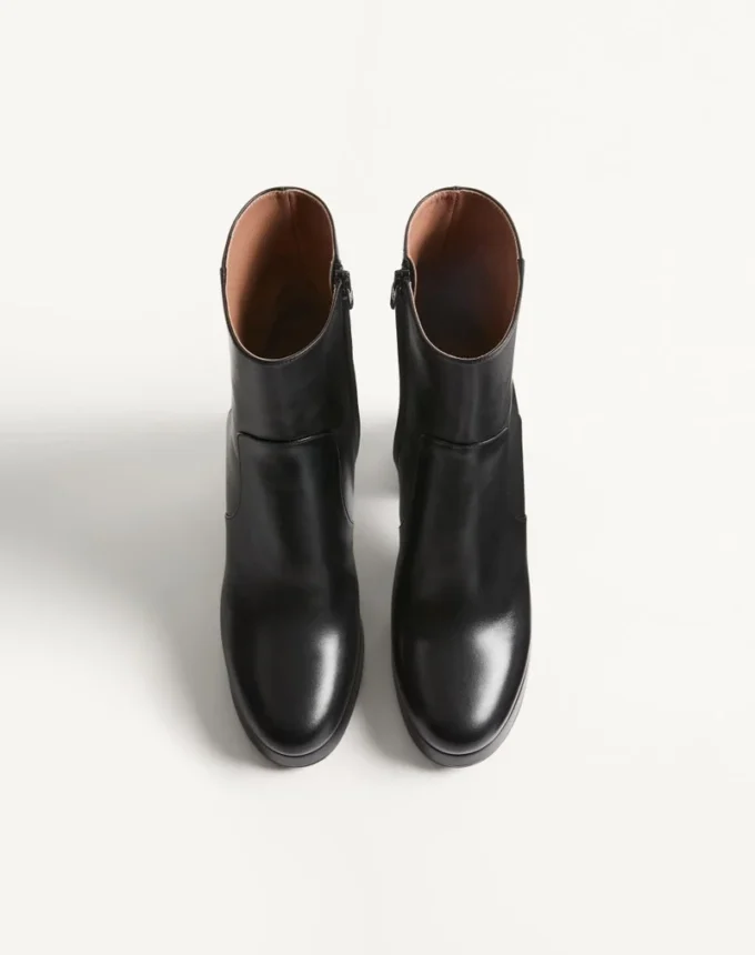 Fawcette Plateau-Stiefelette aus Kalbsleder 90 mm Fawcette Plateau-Stiefelette aus Kalbsleder 90 mm