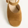 Fawcette Plateausandalen aus Spaltleder 100 mm Fawcette Plateausandalen aus Spaltleder 100 mm