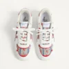 Freedots Low-Top-Sneaker aus Kalbsleder und Voyage Imaginaire-Stoff Freedots Low-Top-Sneaker aus Kalbsleder und Voyage Imaginaire-Stoff