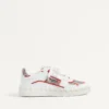 Freedots Low-Top-Sneaker aus Kalbsleder und Voyage Imaginaire-Stoff Freedots Low-Top-Sneaker aus Kalbsleder und Voyage Imaginaire-Stoff