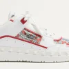 Freedots Low-Top-Sneaker aus Kalbsleder und Voyage Imaginaire-Stoff Freedots Low-Top-Sneaker aus Kalbsleder und Voyage Imaginaire-Stoff