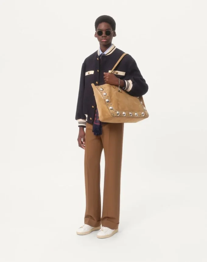 Gabardine-Hose mit Nylon-Bündchen Gabardine-Hose mit Nylon-Bündchen