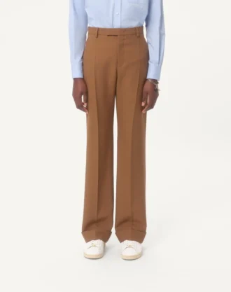 Gabardine-Hose mit Nylon-Bündchen