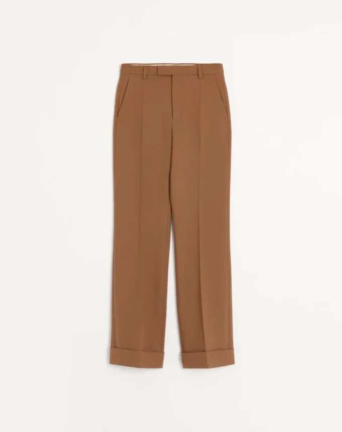 Gabardine-Hose mit Nylon-Bündchen Gabardine-Hose mit Nylon-Bündchen