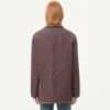 Gesteppte Nylonjacke mit Opticool-Print Gesteppte Nylonjacke mit Opticool-Print