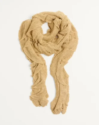 Gestrickter Lurex-Schal