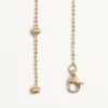 Halskette „Ovalette” aus Metall und Swarovski®-Kristallen